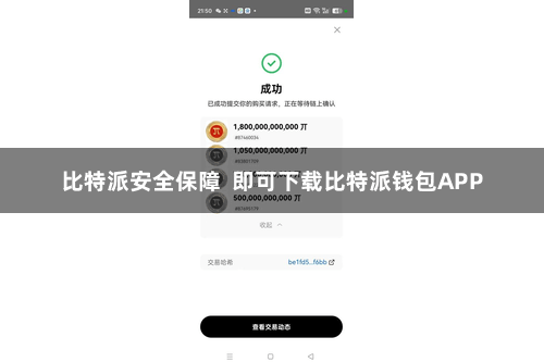 比特派安全保障  即可下载比特派钱包APP
